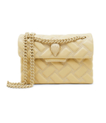 Кожаная сумка-мессенджер MINI KENSINGTON Kurt Geiger - кремовый(9798742109)