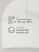 Шапка детская со снудом на осень