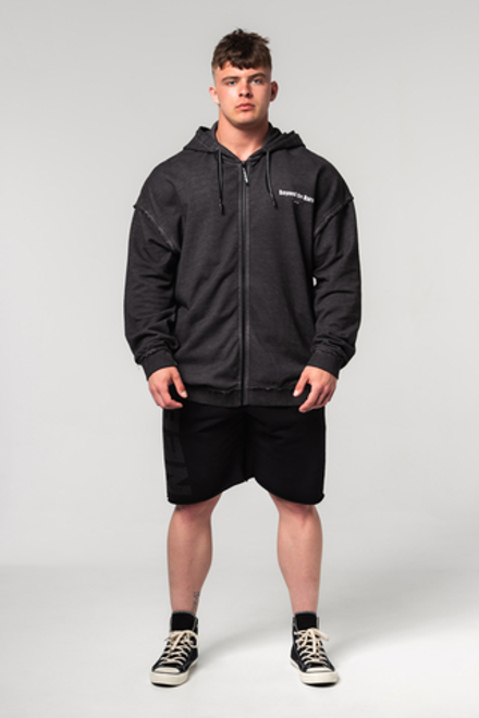 Кофта WASHED-OFF ZIP UP HOODIE GYM BRO 362