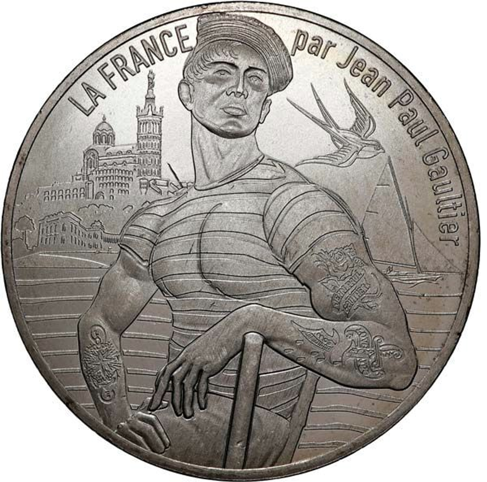 France 10 Euro 2017 – La Provence Rayonnante. Silver Coin from the "France by Jean-Paul Gaultier" Series