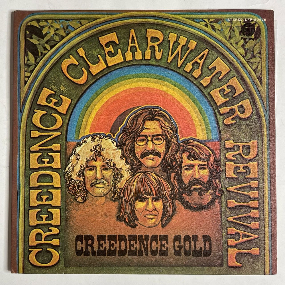 Винтажная виниловая пластинка LP Creedence Clearwater Revival Gold (Japan 1973) (No Obi)