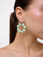 Серьги "Wheel" light green