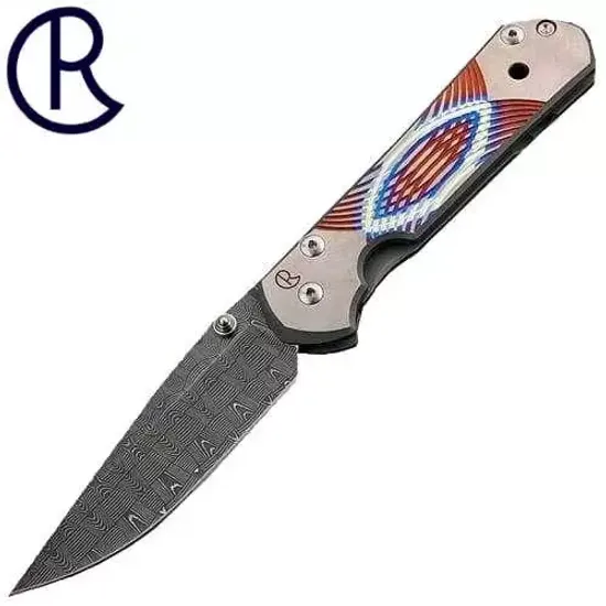 Складной нож Chris Reeve Sebenza 25 L21-1180 с клинком из стали Stainless Damascus, рукоять титан