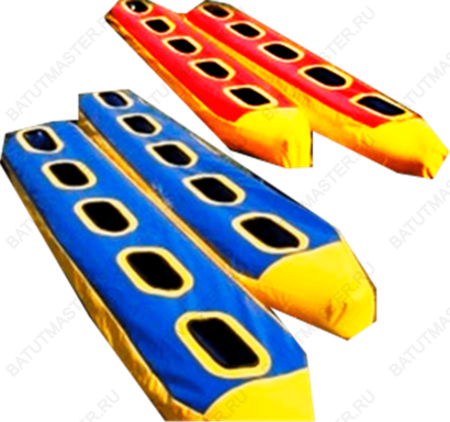 Аттракцион "Командные лыжи" на 2 человек