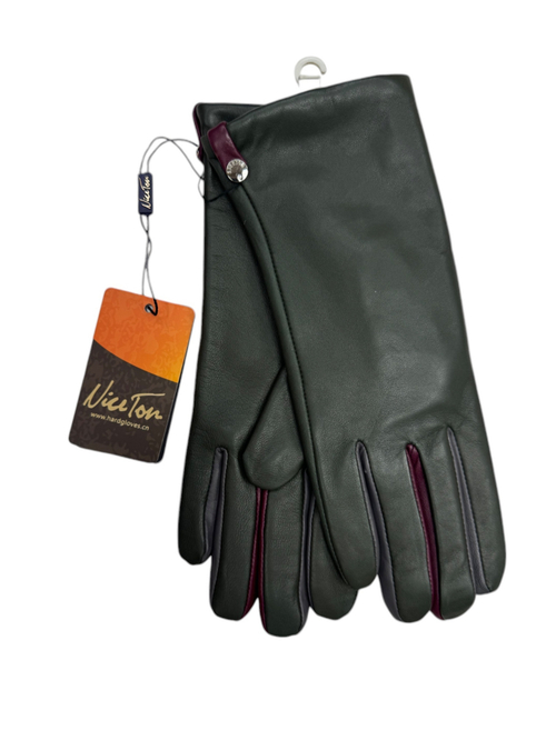 Перчатки.Женские.Материал верха: Кожаные люкс качества.Подклад: Трикотаж-шерсть.В упаковке 5 шт.