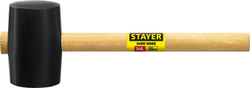 STAYER 340 г, чёрная резиновая киянка (20505-55)