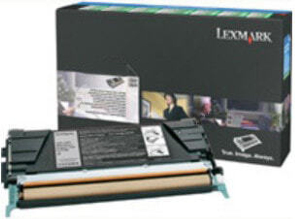 Картридж тонерный Подлинный Черный Lexmark E460X80G 1 шт