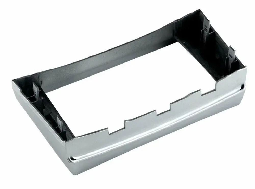 Комплект рамки с разъёмами 9" Toyota Avensis 250 2003-2008 серебро - Car-Smart 9556S