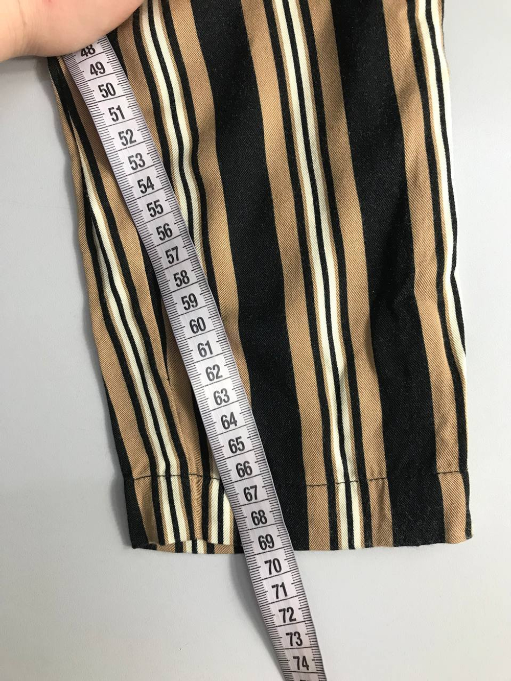 Брюки Mango в широкую полоску, маркировка XS, визуально 42 размер