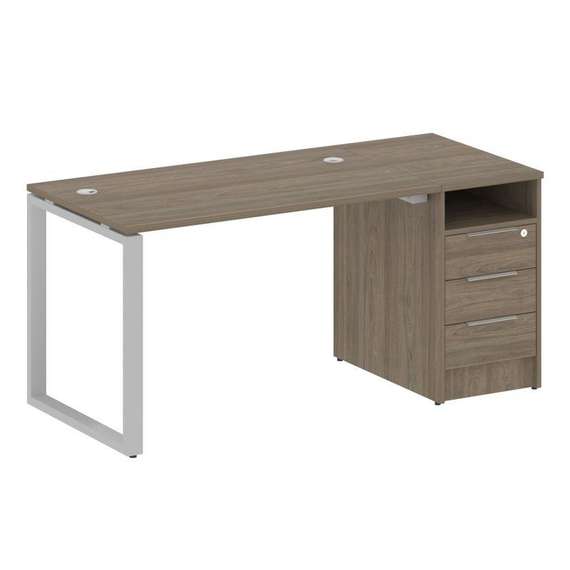 Метал Систем Рабочая станция с тумбой на О-образном м/к БО.РС-СТП-1.2