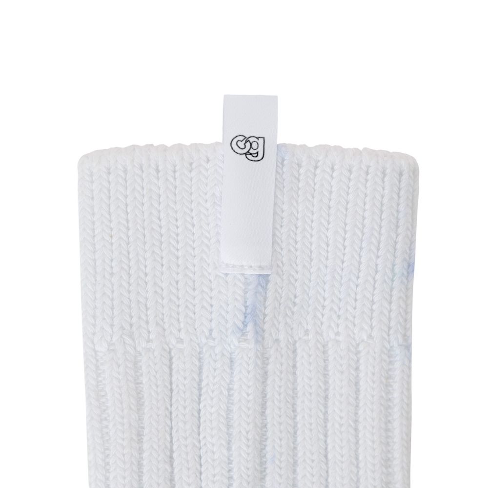 Носки Called a Garment Cloud тай-дай бело-голубые