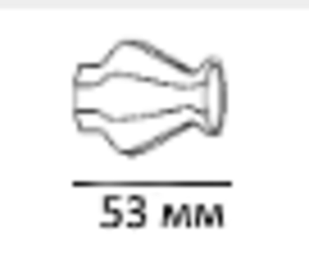 Наконечники Прима Астория для кованого карниза d 20, цвет золото