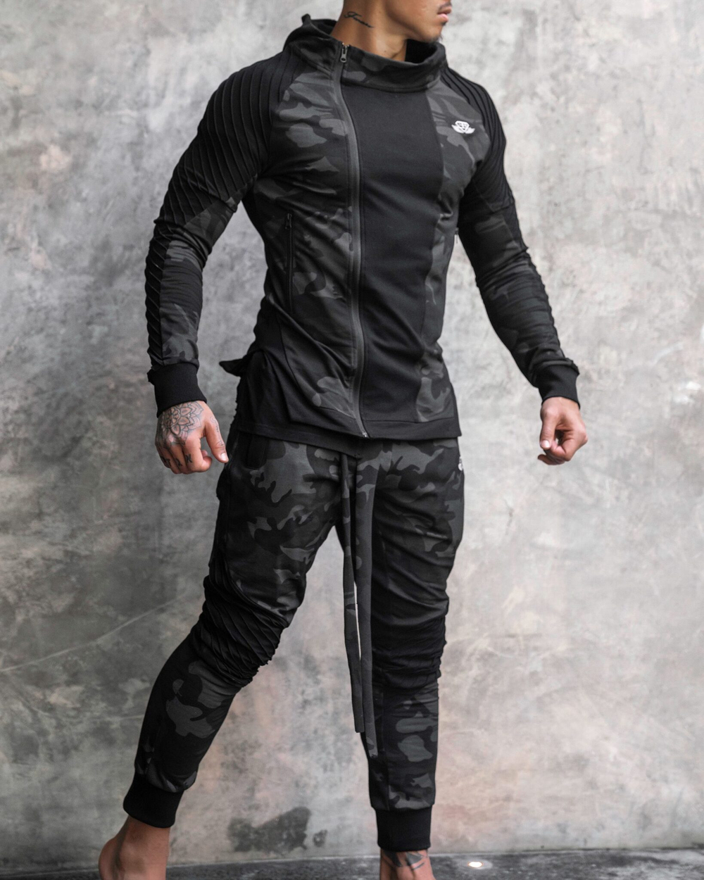 Кофта BODY ENGINEERS XNEO Atlantis Vest Black Camo