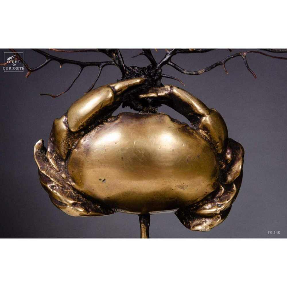 Краб с горгонией 34x6см Objet de Curiosite oc_dl140