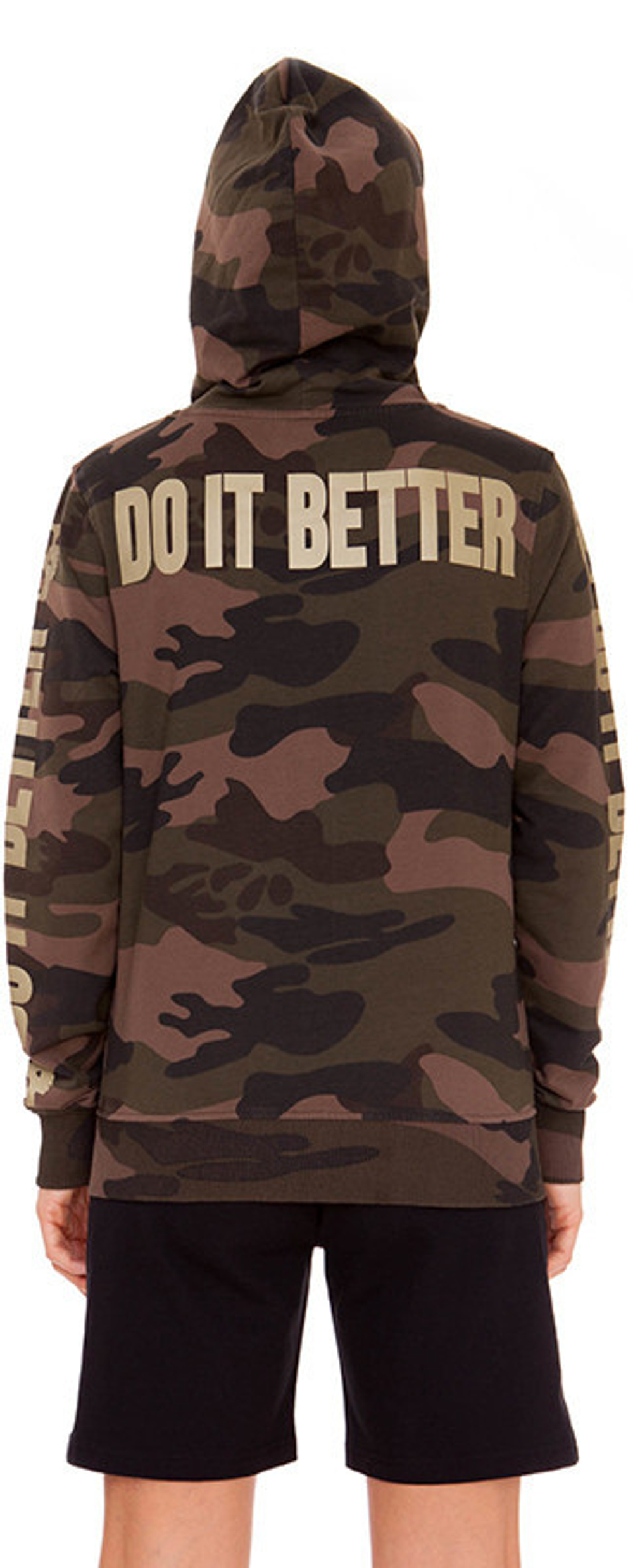 Женская Кофта теннисная Hydrogen Do It Better FZ Hoodie - зеленый