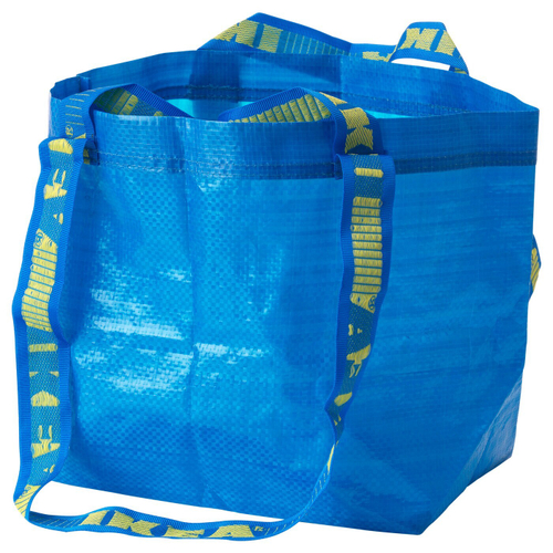Сумка IKEA BRATTBY (БРАТТБИ), Синий, 27x27 см