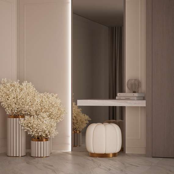 Пуф Swend, белый