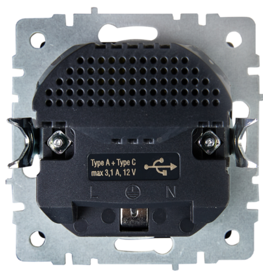 Розетка с заземлением  IEK BR-R14-16-U22-018-K37