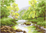 "Первые краски осени"-1306 канва с рисунком