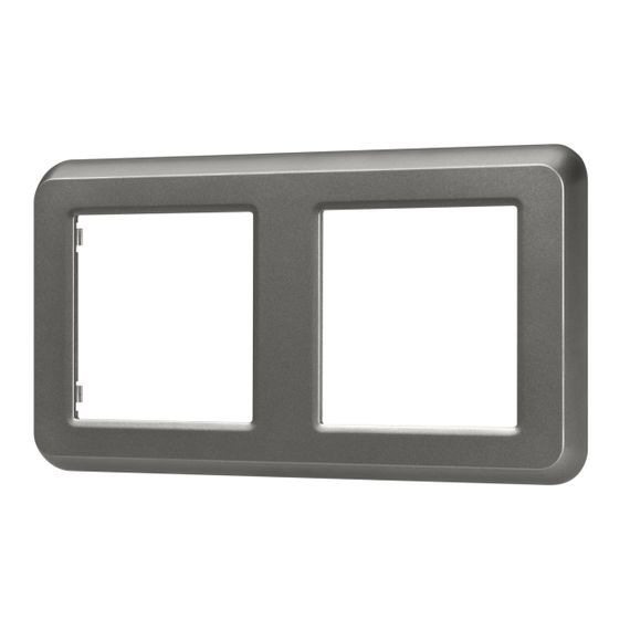 Рамка пластиковая FRM-VERSA-PL-2-GR Arlight 043780