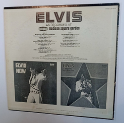 Elvis Presley Elvis As Recorded At Madison Square Garden (US 1972)