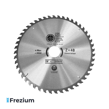 Пильный диск по дереву 350x50x3.2 Z48 ATB