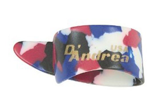 Медиатор на большой палец, средний, 12шт, D'Andrea R371-MD-MLT