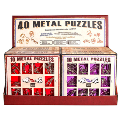 Набор металлических головоломок "Eureka! 3D Puzzle", 16 шт в дисплее
