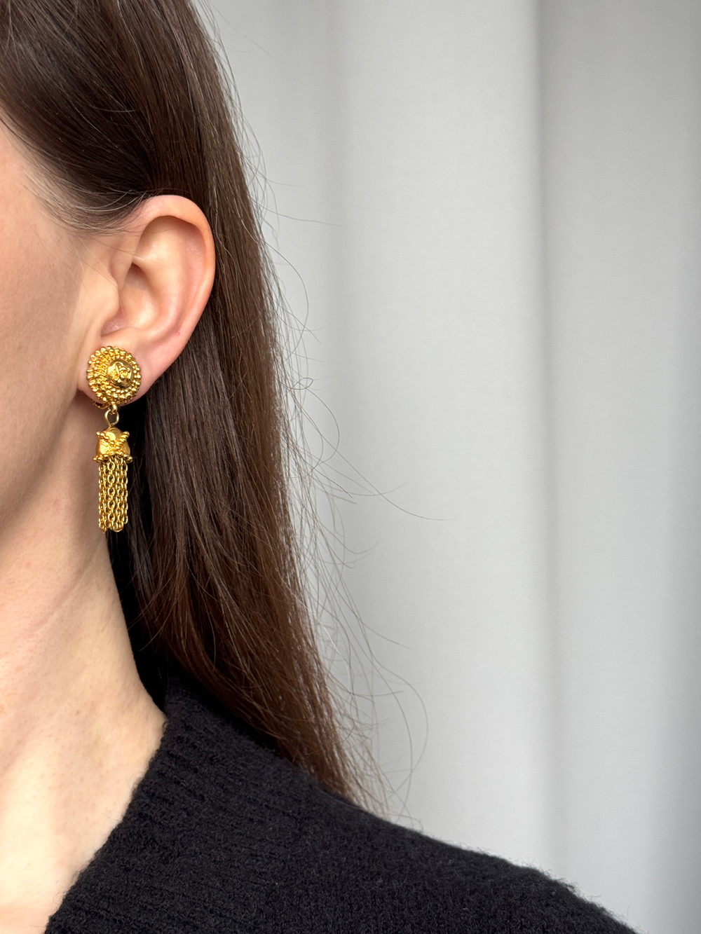 Клипсы с кисточками Sonia Rykiel