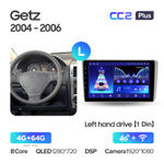 Teyes CC2 Plus 9" для Hyundai Getz 1 2004-2006