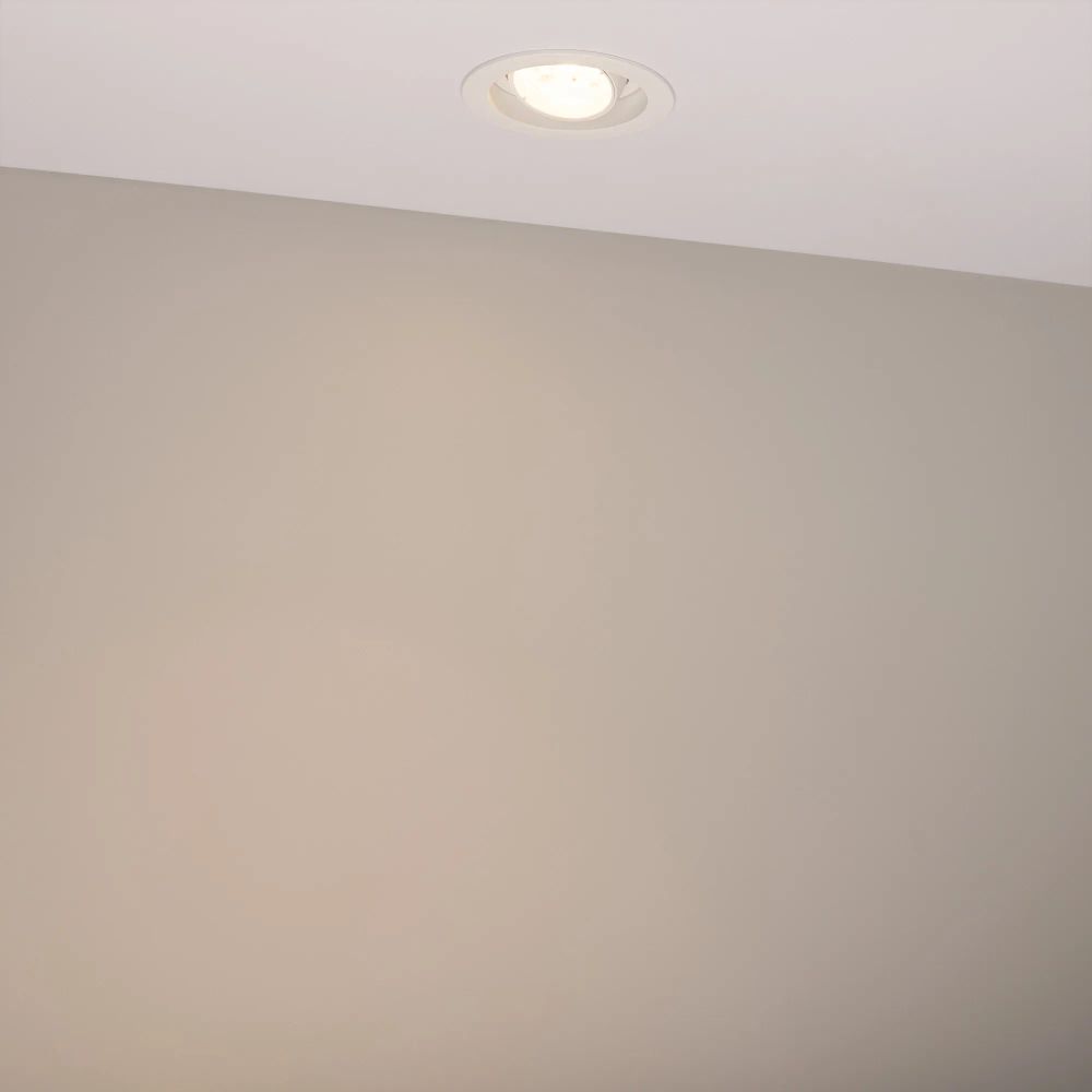 Светильник MS-VORTEX-BUILT-R90-12W Warm3000 (WH-WH, 20 deg, 230V) (Arlight, IP20 Металл, 5 лет) 056564