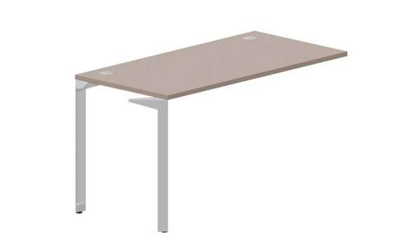 Стол 138х68х75см (2 громмета) - приставной элемент