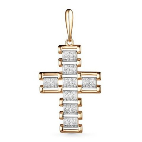 Подвеска из золота с фианитами