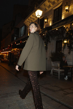 ZARA ДВУБОРТНЫЙ БЛЕЙЗЕР ОВЕРСАЙЗ, ХАКИ