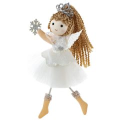 GAEM Изделие декоративное подвесное "Девочка-ангел", L8,5 W5 H18,5 см, 3в.