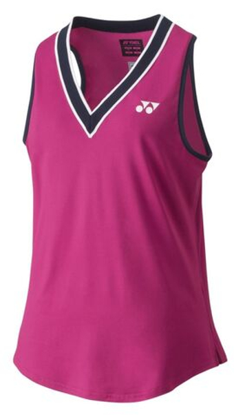 Женский топ теннисный Yonex Roland Garros Fitted Tank Top - rose pink