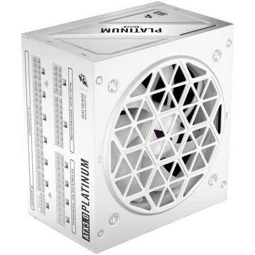 Блок питания 1300W 1STPLAYER NGDP White, модульный, 16 Pin PCIe 5.0, 80 PLUS Platinum (HA-1300BA3-WH)