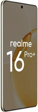6.8" Смартфон REALME 16 Pro+ 8/256Gb,  RMX5131,  NFC,  AMOLED,  144Гц,  7000мAч,  бежевый