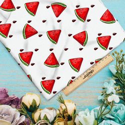 Ткань барби арбузы кусочки