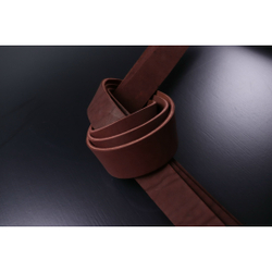 Ременная заготовка Бордо гладкая 4мм+