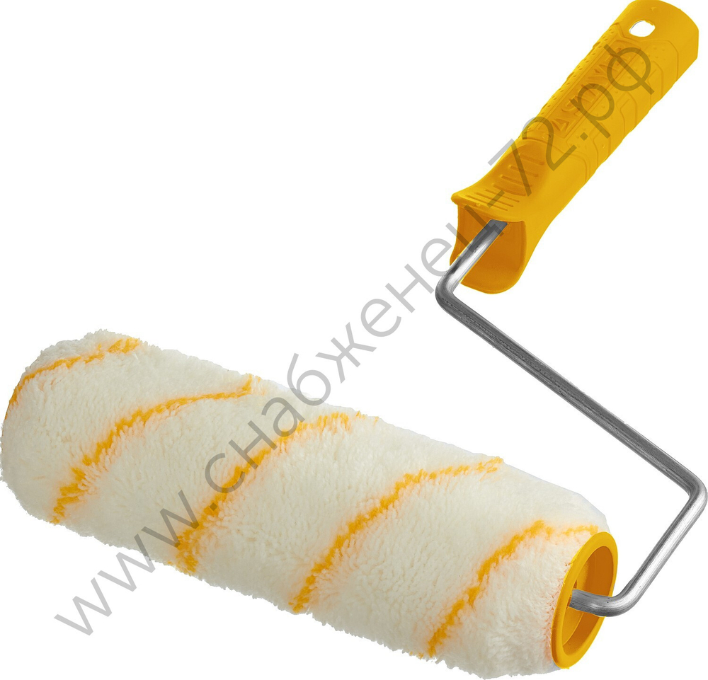 STAYER GIRPAINT 40 мм, 180 мм, полиакрил, Малярный валик с ручкой, MASTER (0315-18)