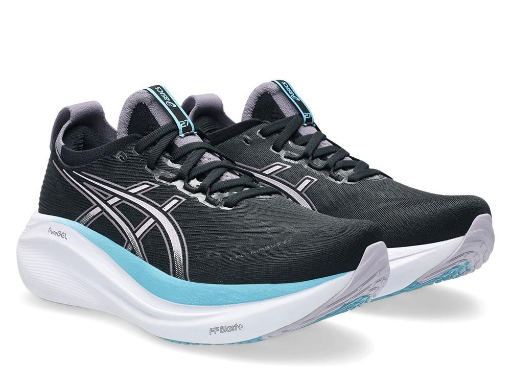 Кроссовки для бега женские Asics Gel-Nimbus 27 W Черный и Синий