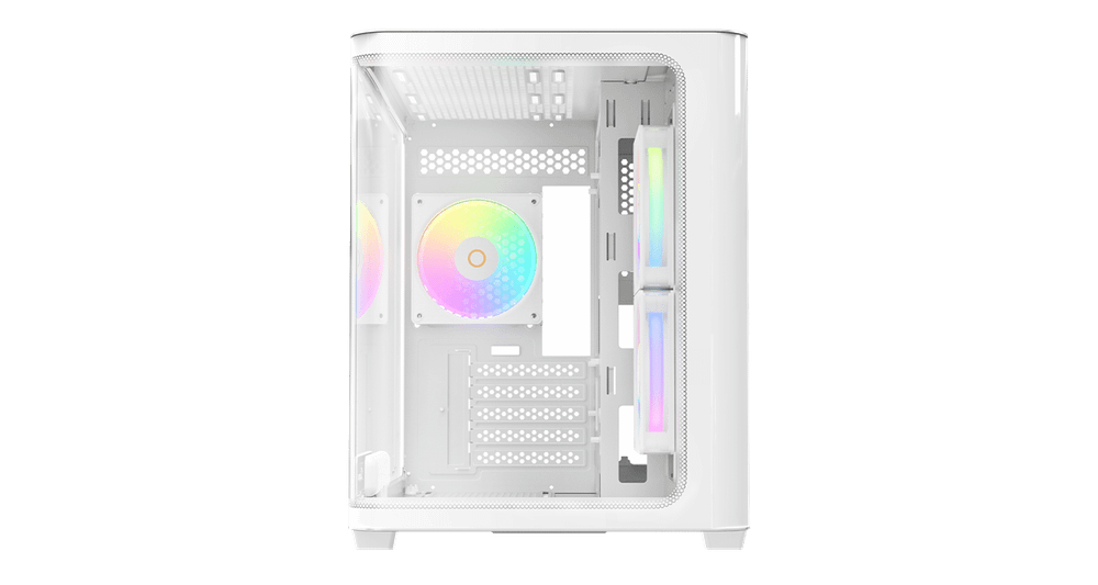 Корпус Ocypus Iota C50 WH Curve ARGB Digital mATX/ITX 2xUSB Type-C Белый Iota-C50-WHD300CD-GL