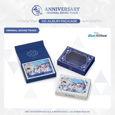 (ПРЕДЗАКАЗ) Альбом BLUE ARCHIVE 4.5th Anniversary OST CD Album Package