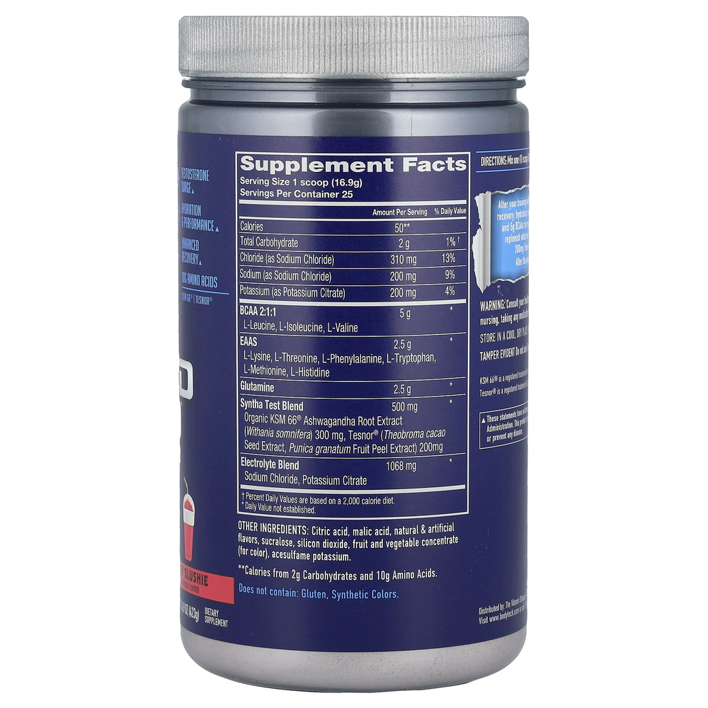 BodyTech, Elite, Altered Amino ™, EAA & Test Booster, вишня, 423 г (14,9 унции)