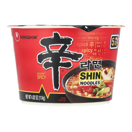 Nongshim, Shin Noodles, Gourmet Spicy, 114 г (4,02 унции)