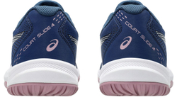 Женские теннисные кроссовки Asics Court Slide 4 - independence blue/white