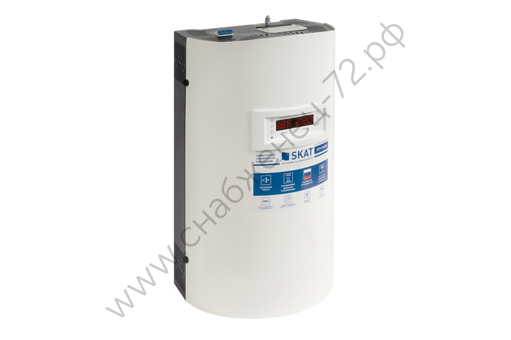 Skat STP 20000 исп. Н, стабилизатор сетевого напряжения, настенный, 220 В, 20000 ВА, Uвх. 120-280