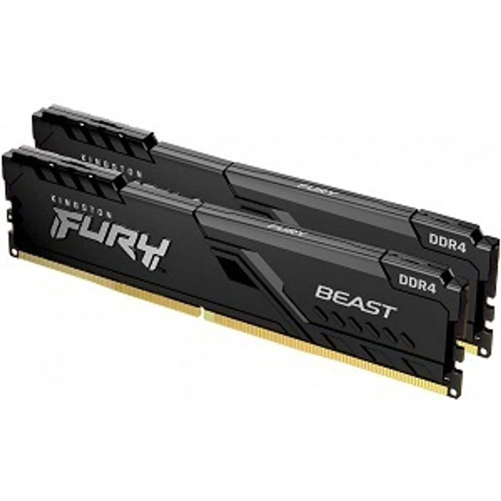 Модуль памяти DIMM DDR4 32GB, 3600Mhz, 2x16GB, Kingston FURY Beast Black (KF436C18BBK2/32)