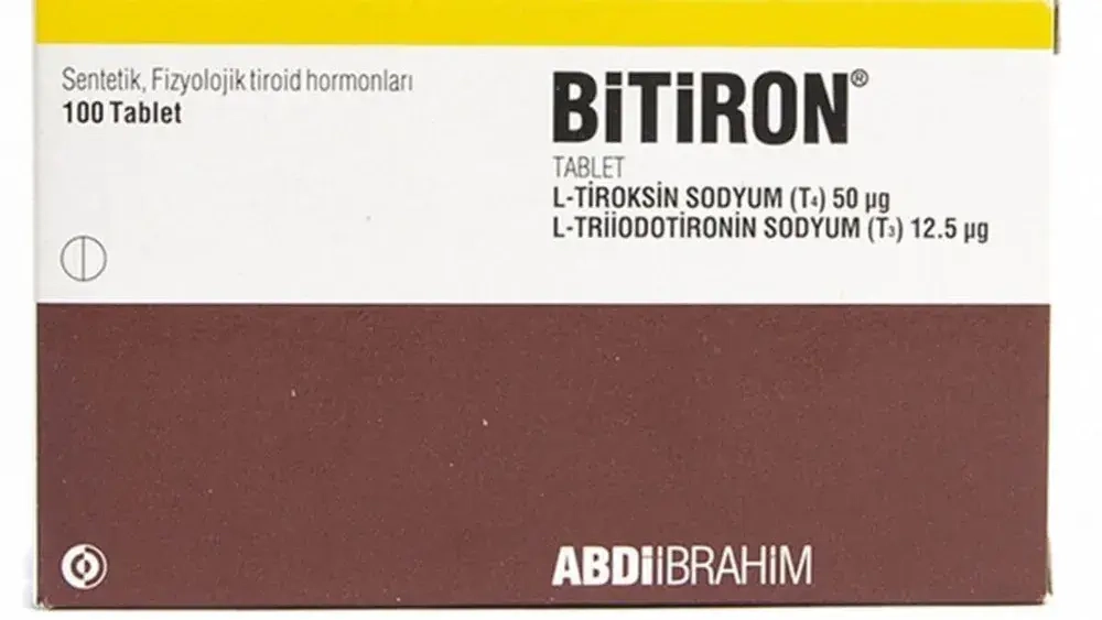 Abdiibrahim - Bitiron 50 mcg/12.5 mcg 100 tablets